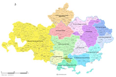 liste des communauté d'agglomération.